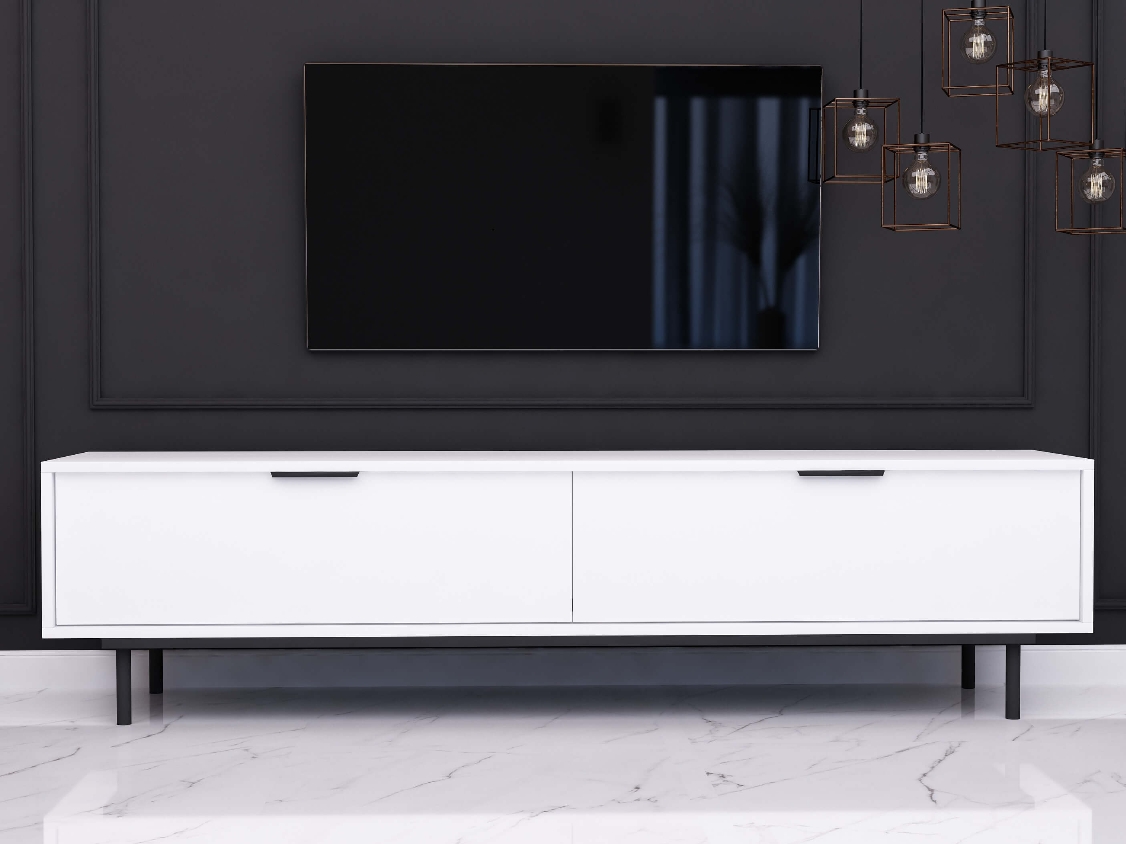 TV Schrank Cala 180cm Weiß